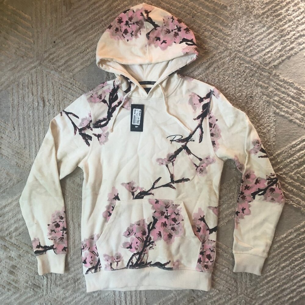 Cherry Blossom Graphic Hoodie Size S